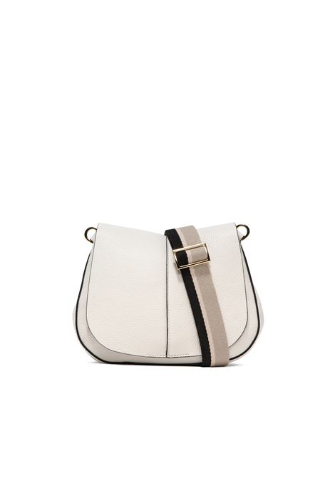 ivory helena round flap bag GIANNI CHIARINI | 6036HELENA ROUND-3890